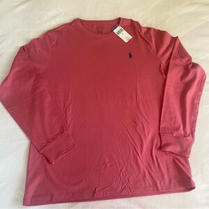 Ralph Lauren Men's Long Sleeve Shirt in Red NWT